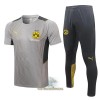 BVB Borussia Dortmund Trainingsshirt Pak 2022-23 Lichtgrijze - Heren